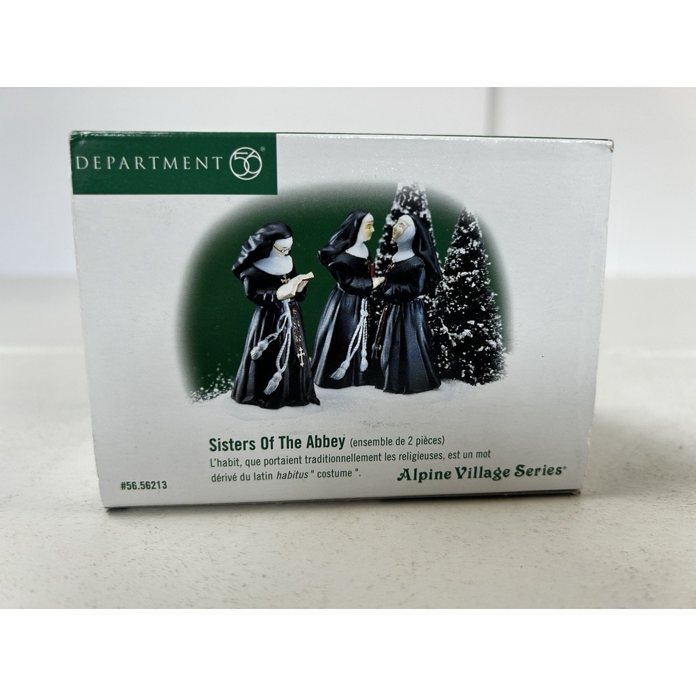Department 56 " Sisters of the Abbey" Alpine Christmas Village Series